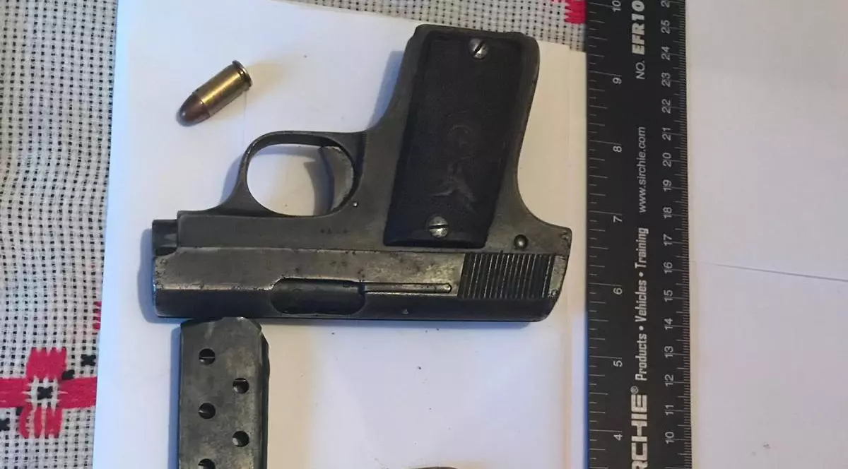 FOTO/ Cum arată arma cu care a fost ucis polițistul Cristian Amariei și care a fost găsită asupra lui Marcel Lepa. Pistolul este de fabricație sârbească