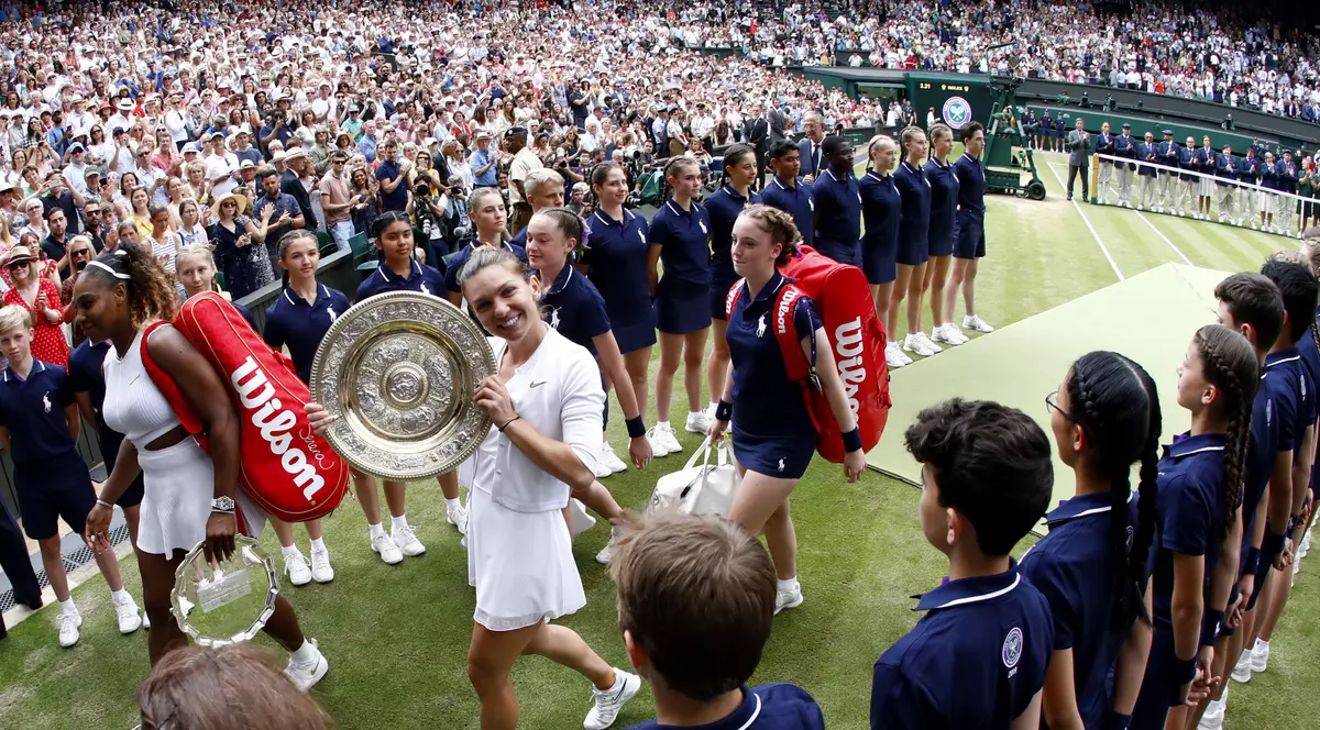 um a fost surprinsă Simona Halep, imediat după victoria de la Wimbledon