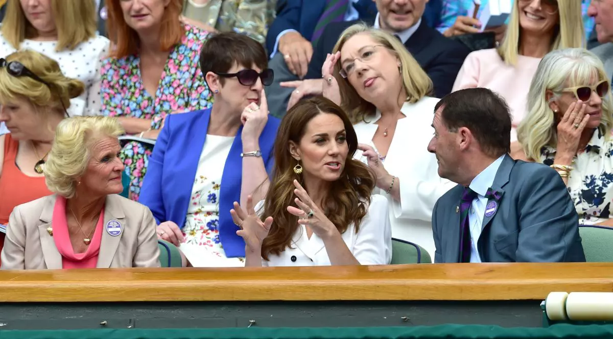 FOTO | Kate Middleton în tribune pentru meciul Anei Bogdan de la Wimbledon