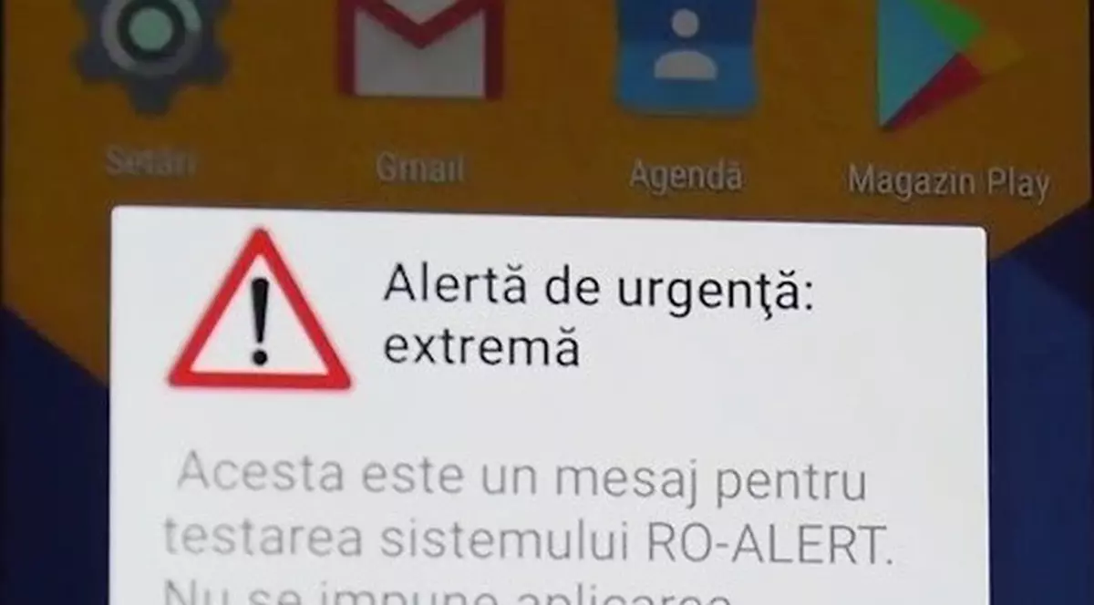 Sistemul RO-ALERT va fi testat din nou astăzi