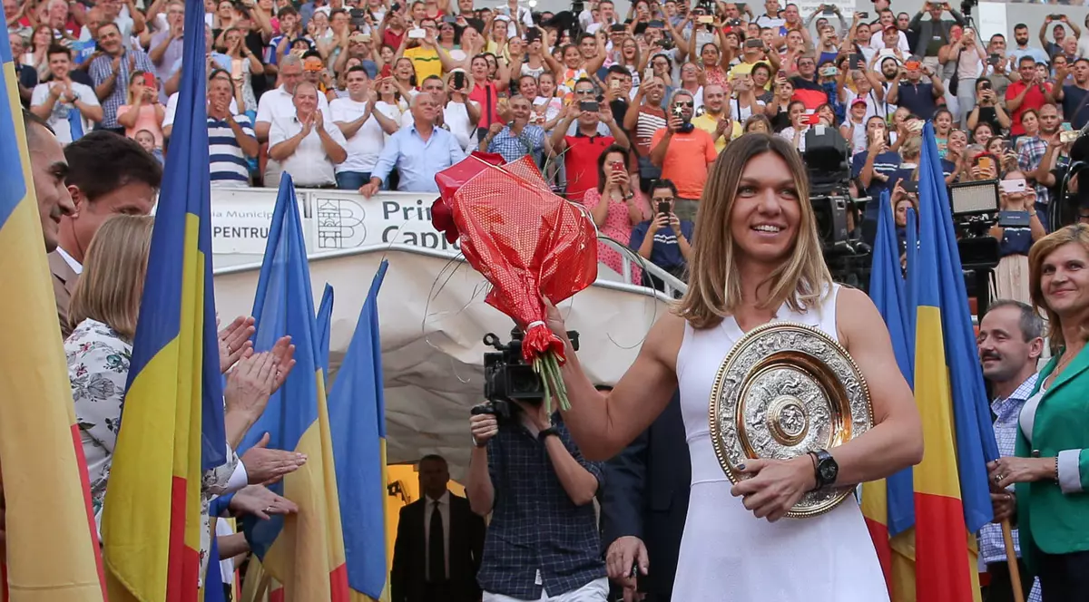 Surpriza de care a avut parte Simona Halep. Ce a apărut pe ecranul de la Arena Națională
