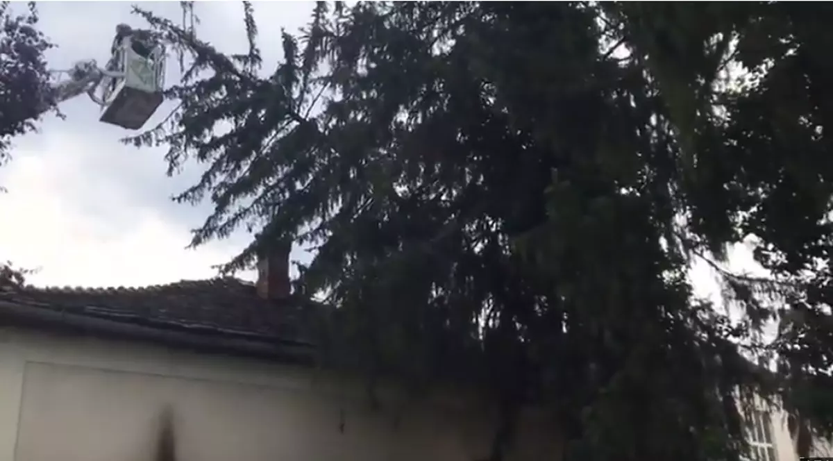 Codul portocaliu a făcut ravagii în Arad. Mașini avariate și acoperișuri distruse