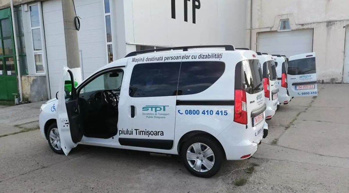 Transport public special pentru persoanele cu dizabilități locomotorii din Timișoara