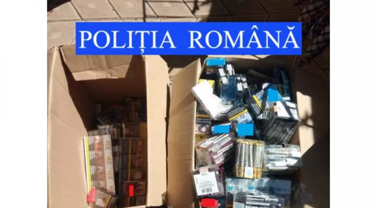 Bărbat din Neamț, amendat cu 40.000 de lei pentru alcool și țigări de contrabandă. Cantitatea uriașă găsită în magazinul acestuia din curte