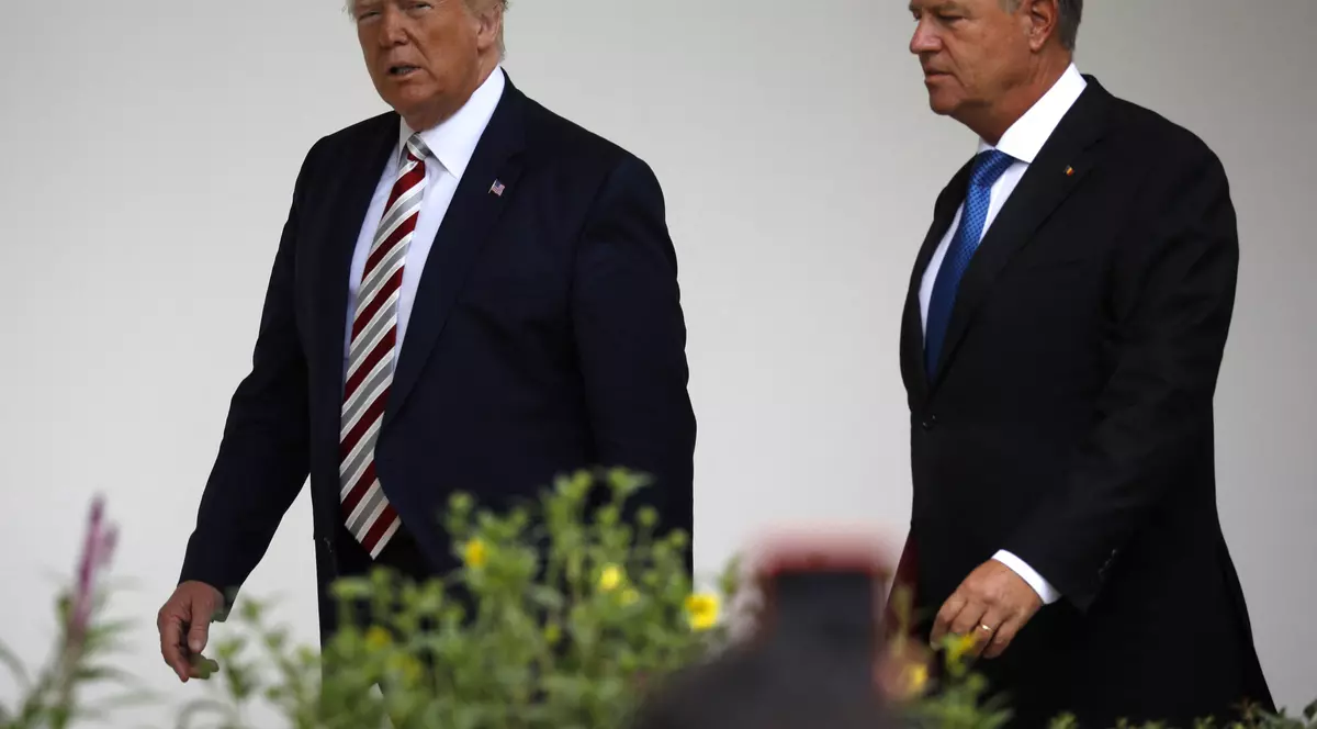 Donald Trump și Klaus Iohannis s-au întâlnit deja de două ori la Casa Albă FOTO: Hepta