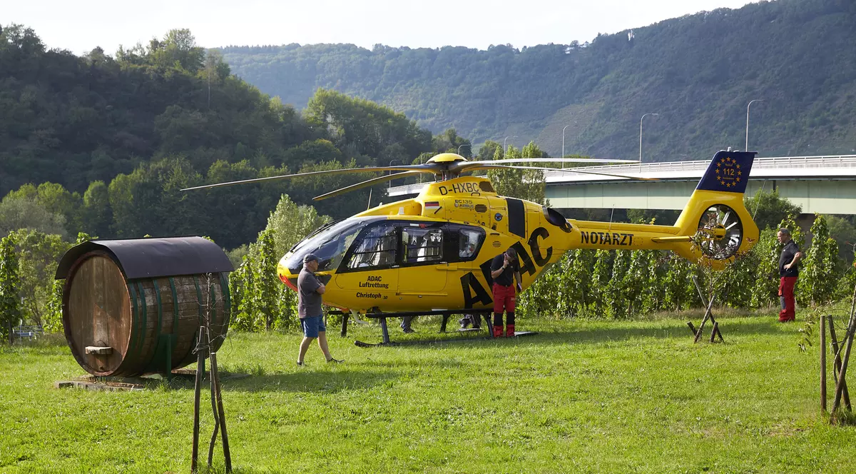 Un elicopter de salvare din Germania s-a încurcat în cablurile de înaltă tensiune (Hepta)