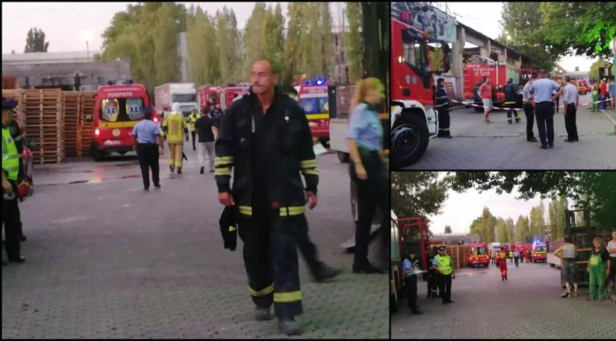 Explozie la o fabrică din București. O femeie a murit, iar alte trei persoane sunt în stare gravă