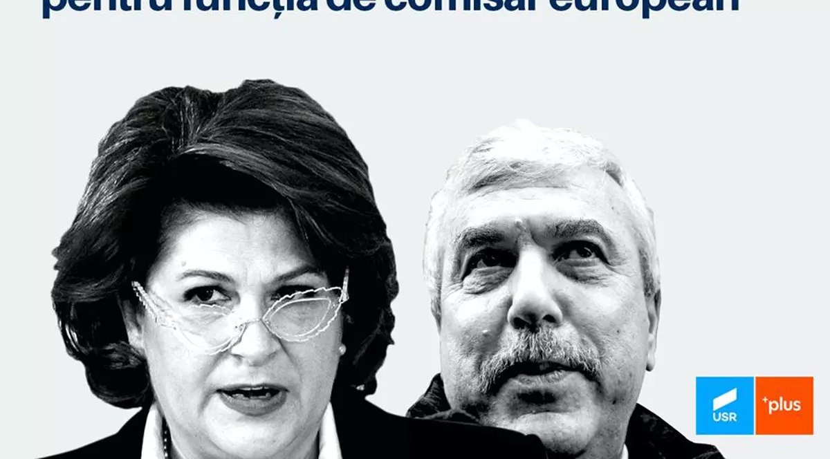 Europarlamentarii USR-PLUS vor vota împotriva propunerilor Guvernului pentru postul de comisar european