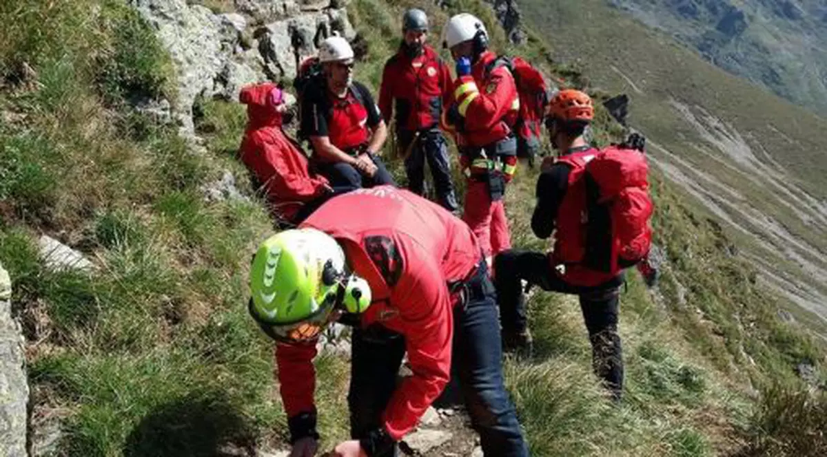 Salvamontiștii au recuperat cinci copii epuizați fizic de pe un traseu din Bucegi