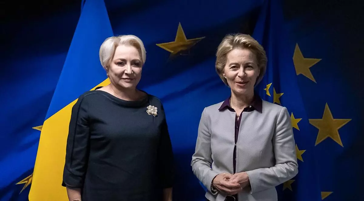 Viorica Dăncilă a discutat cu Ursula von der Leyen despre viitorul comisar european al României