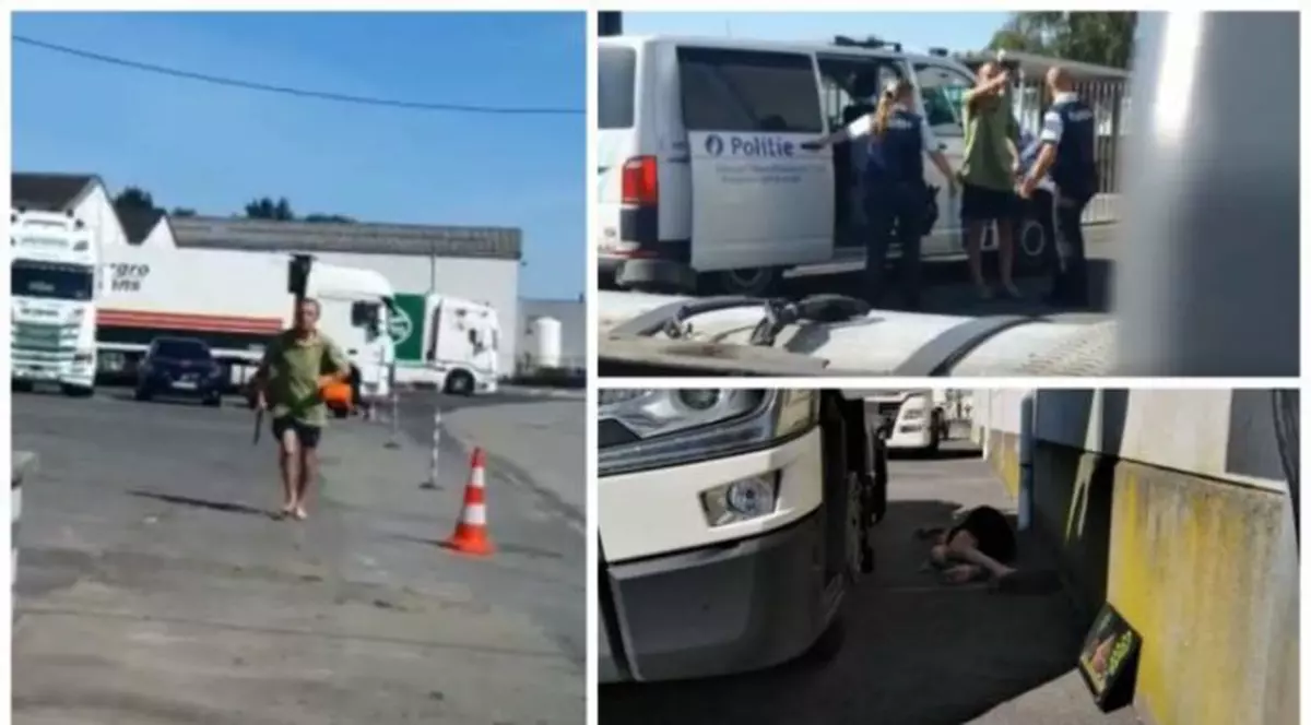 Un român înșelat de nevastă cu un ceh a făcut prăpăd într-o parcare din Belgia