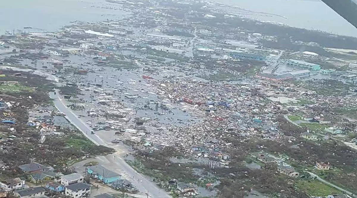 Imagini tulburătoare cu dezastrul fără precedent lăsat de uraganul Dorian în Bahamas