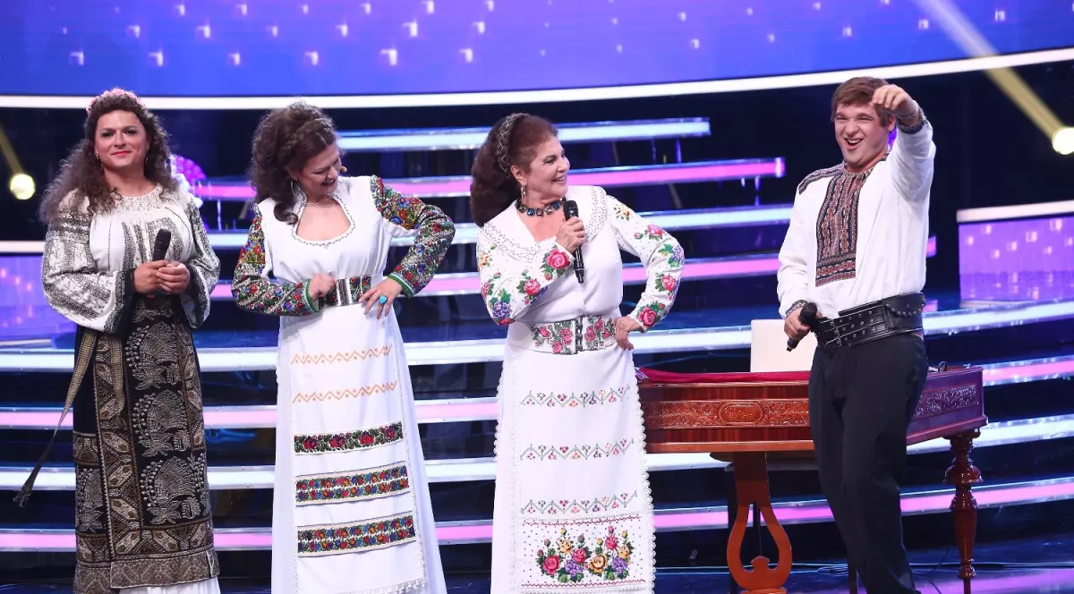 Celebra interpretă de muzică populară Irina Loghin și actrița Maria Buză, invitate speciale în show-ul Te cunosc de undeva!