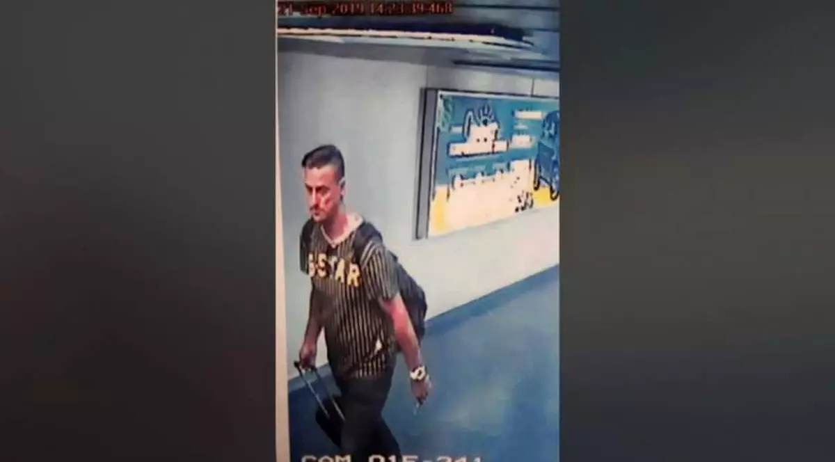 Criminalul olandez, surprins de camerele de supraveghere de pe Aeroportul Otopeni înainte să părăsească România