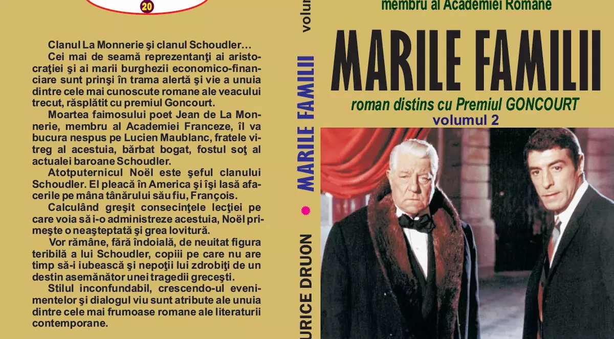 ”Marile familii” (vol II), de Maurice Druon | RECOMANDARE DE CARTE