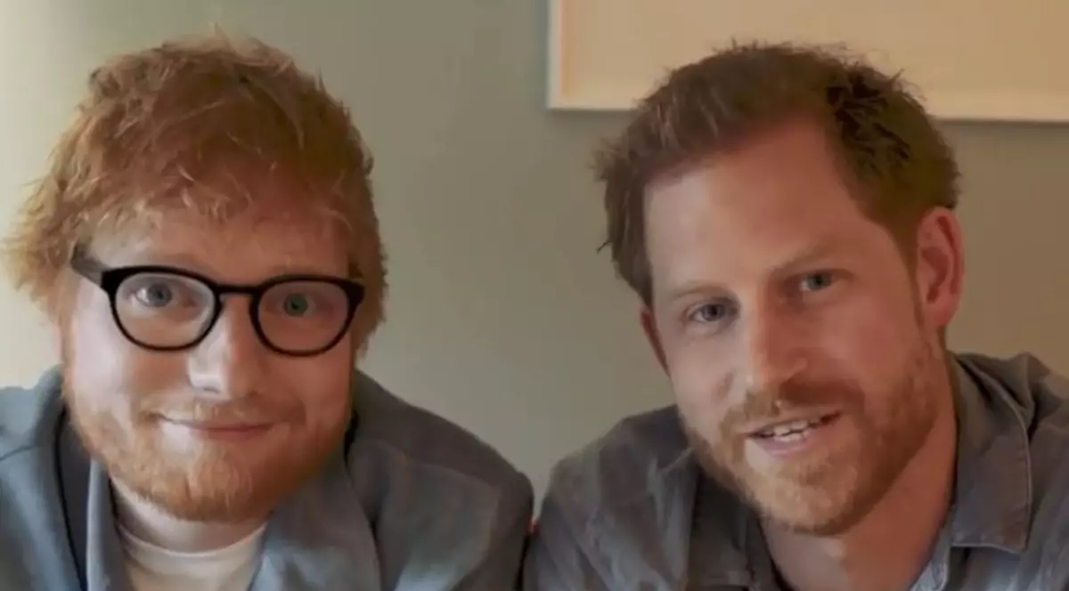 Prințul Harry apare alături de Ed Sheeran într-un videoclip dedicat Zilei Mondiale a Sănătăţii Mintale (foto Instagram)