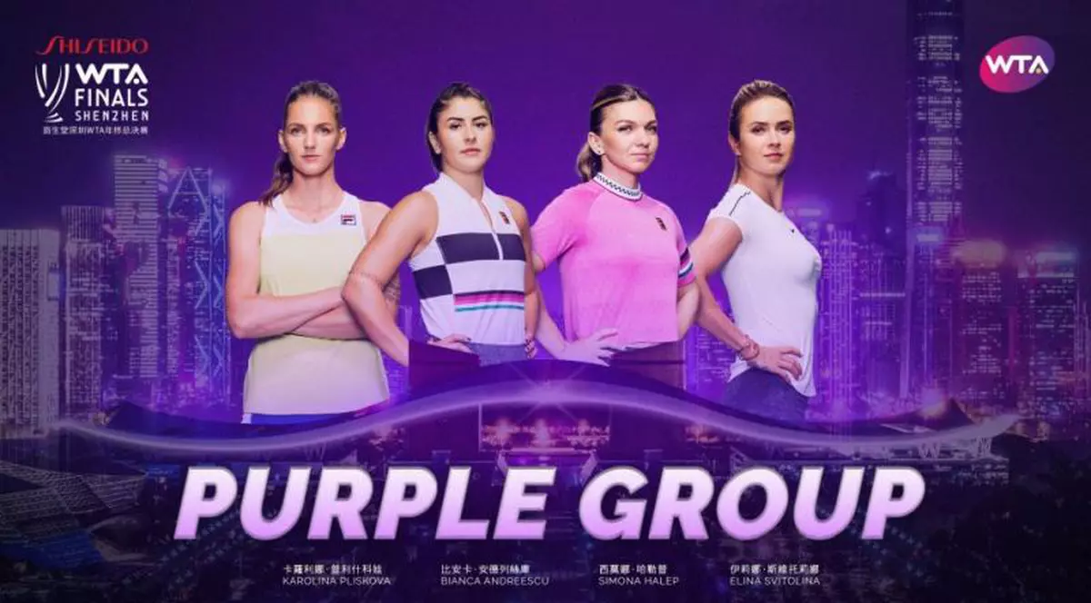 Primul duel al Simonei Halep cu Bianca Andreescu! Cele două tenismene se înfruntă la Turneul Campioanelor