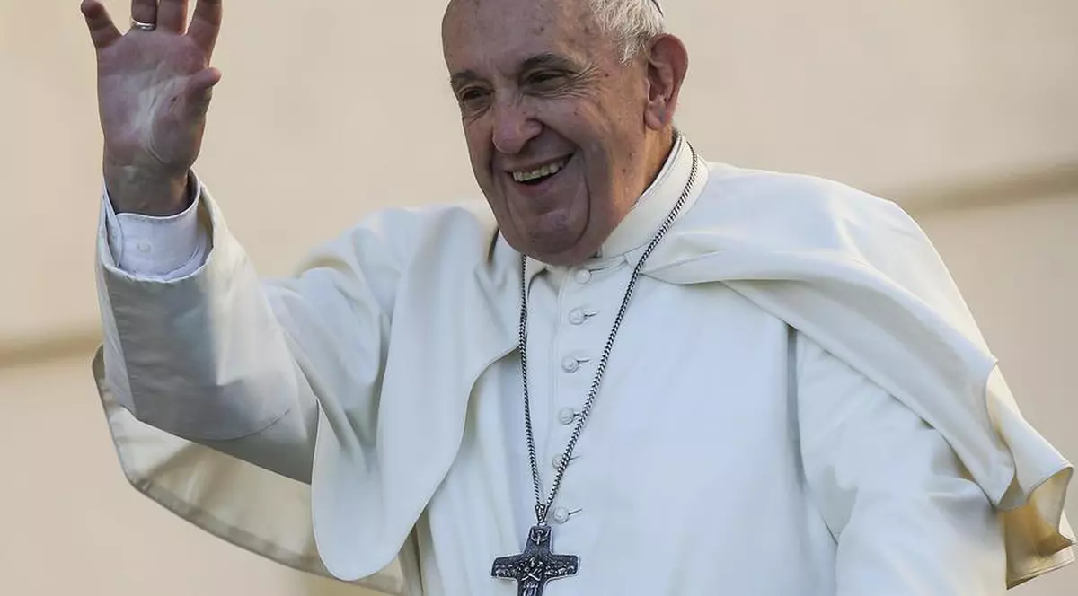 O gafă comisă pe contul de Twitter al Papei Francisc a stârnit hohote de râs (EPA)