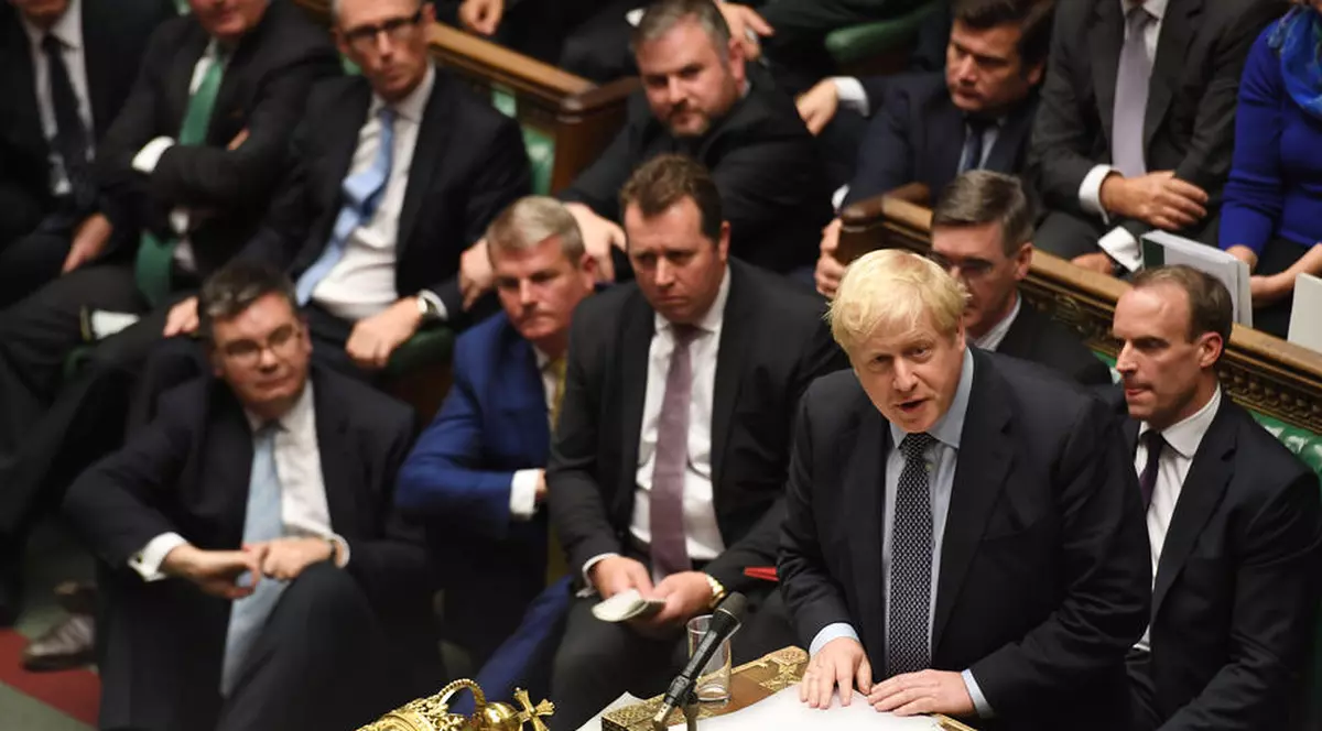 Guvernul britanic a trimis o cerere către UE pentru amânarea Brexitului. Boris Johnson nu a semnat-o (EPA)
