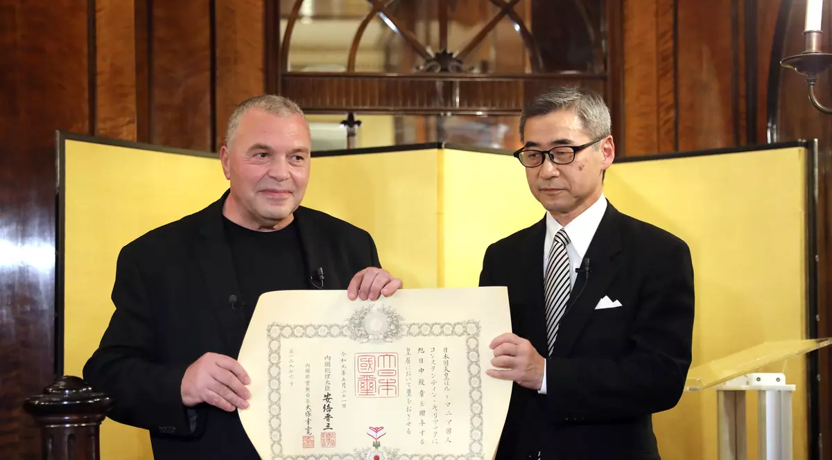 Actorul Constantin Chiriac a primit Ordinul Soarelui Răsare