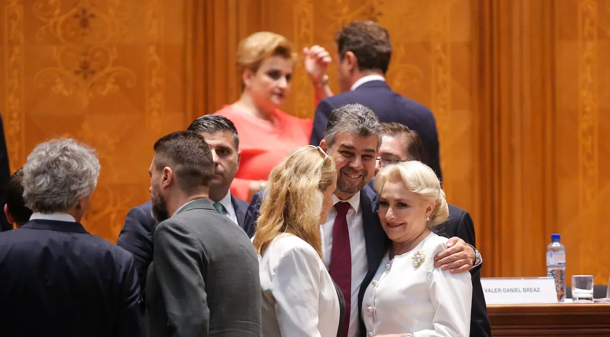 Marcel Ciolacu si Viorica Dancila INQUAM Photos/George Călin