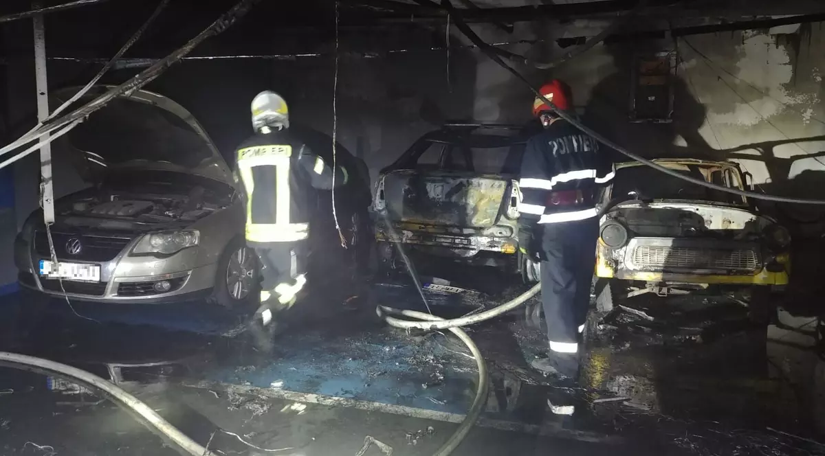 Incendiu în Sun Plaza |Șase persoane au ajuns la spital, după ce mai multe mașini au ars în parcarea subterană. Cum arată locul din care a izbucnit focul