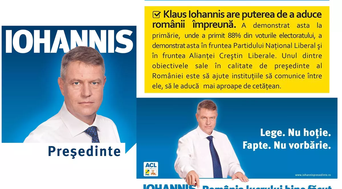 Istoria ultimelor alegeri prezidențiale - Anul 2014: Iohannis l-a depășit pe Ponta, răsturnând situația în turul al doilea! ”România lucrului bine făcut”