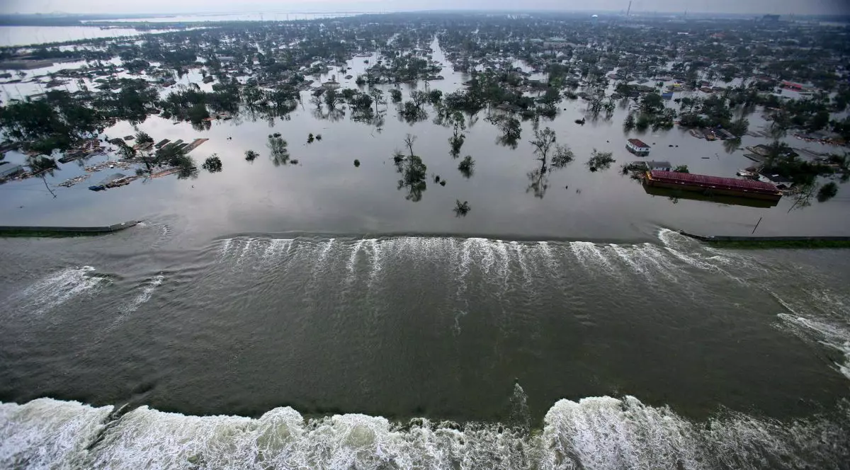 New Orleans, oraș aflat sub nivelul mării, a fost devastat de uraganul Katrina în 2005. Foto arhivă: EPA