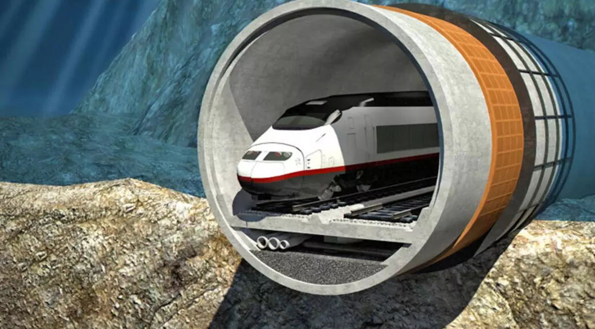 Schiță a tunelului dintre Finlanda și Estonia (FOTO: Finestbay)