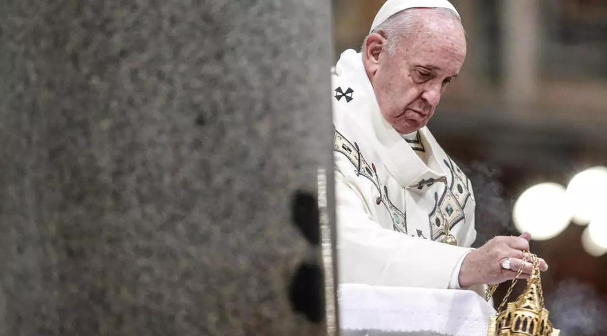 Un gest făcut de Papa Francisc a provocat furie printre credincioșii conservatori (EPA)