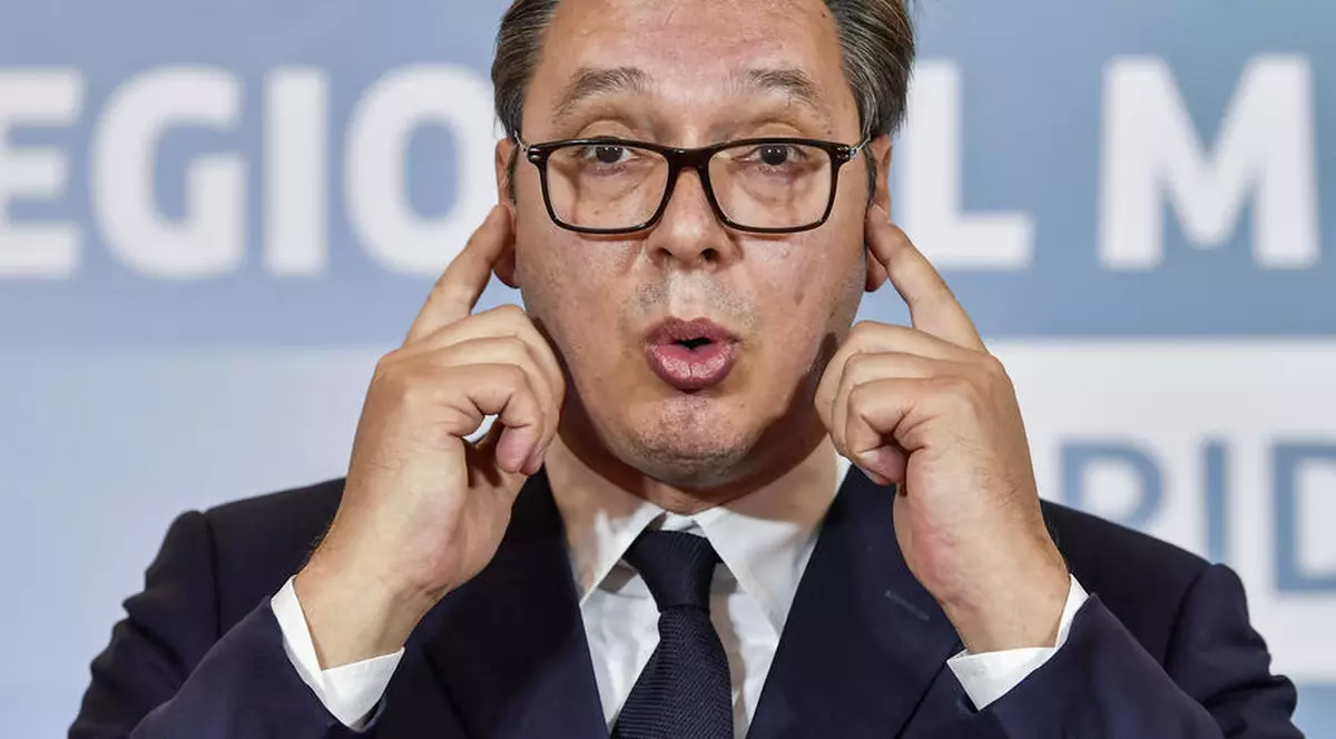 Președintele sârb Aleksandar Vucic a fost la un pas de moarte (EPA)