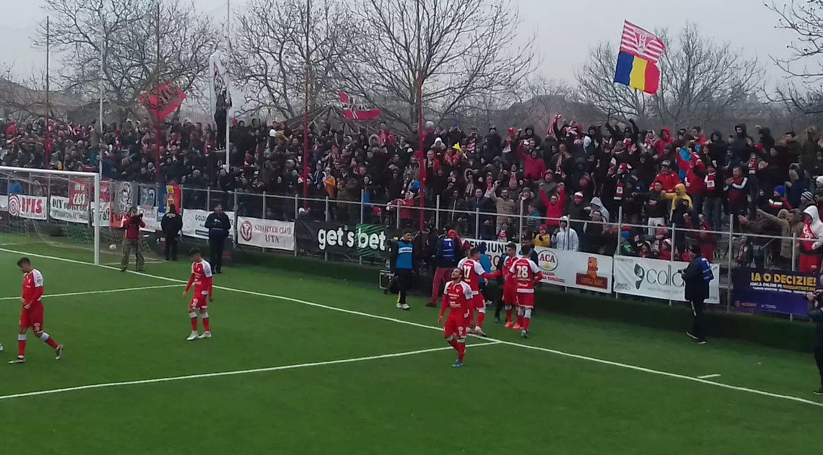 Liga 2, etapa a 21-a. UTA termină stagiunea cu patru puncte avans în fața celor de la CS Mioveni și șase puncte față de Rapid