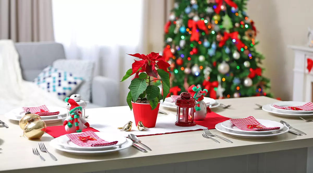 Crăciunița - aranjament pe masa de sărbători