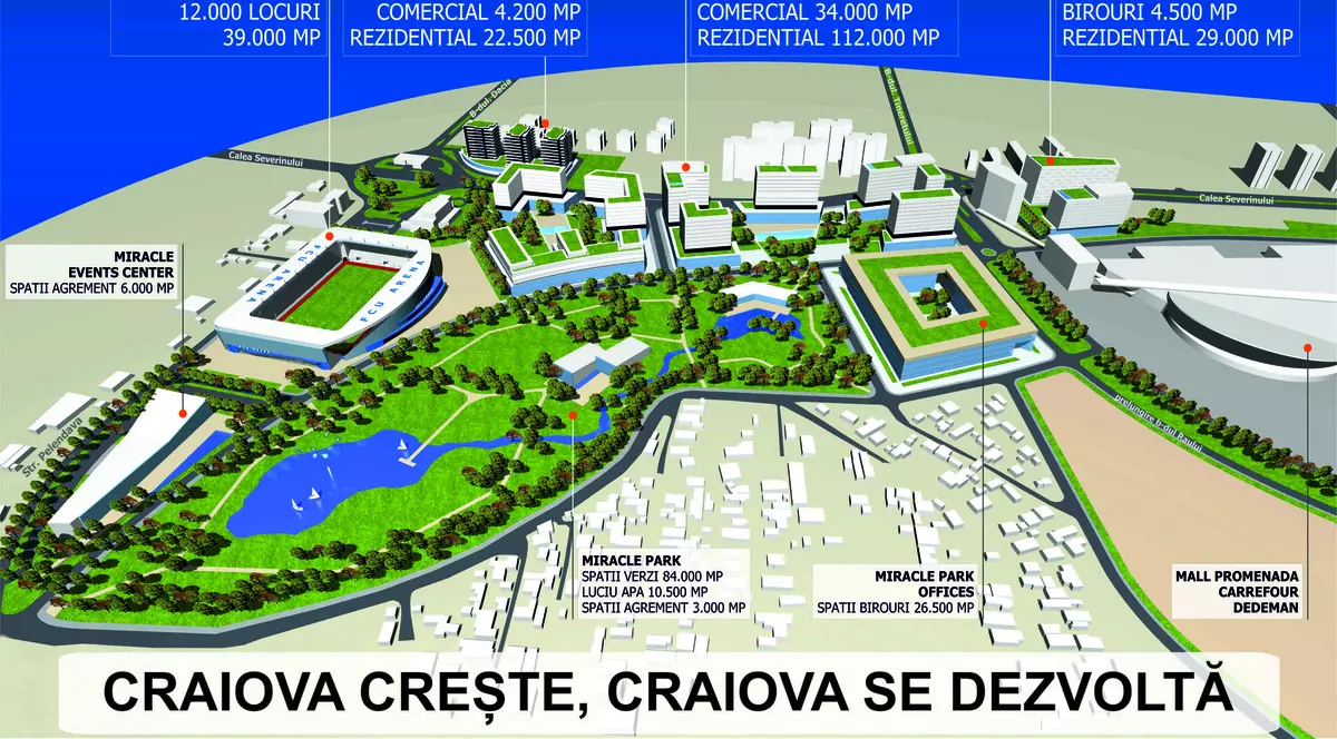 (Publicitate) Craioviţa Paradise Craiova, dezvoltare urbanistică fără precedent