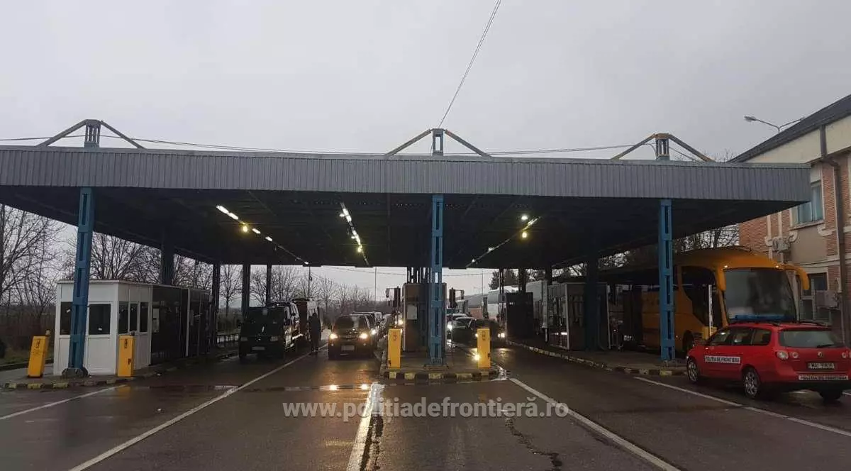 Trafic mărit de Sărbători la granițele țării. Foto: Poliția de Frontieră