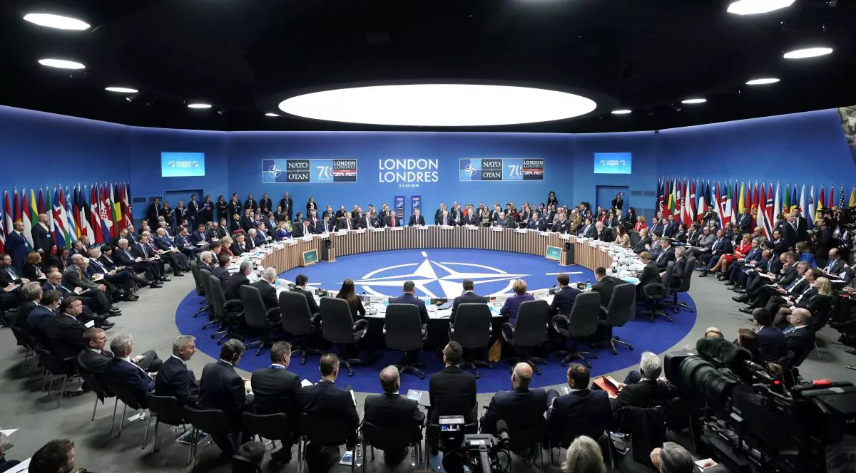 Final de summit NATO la Londra FOTO: EPA