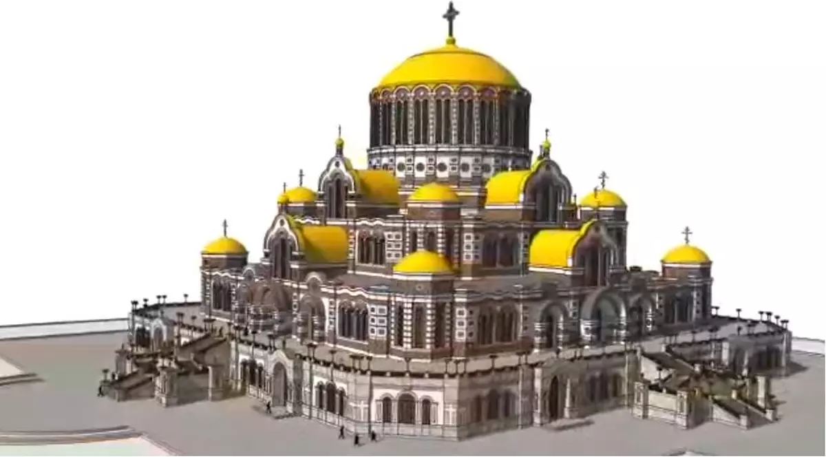 Cea mai mare biserică ortodoxă din lume va fi construită în Rusia. Catedrala Mânturii Neamului este mult mai înaltă