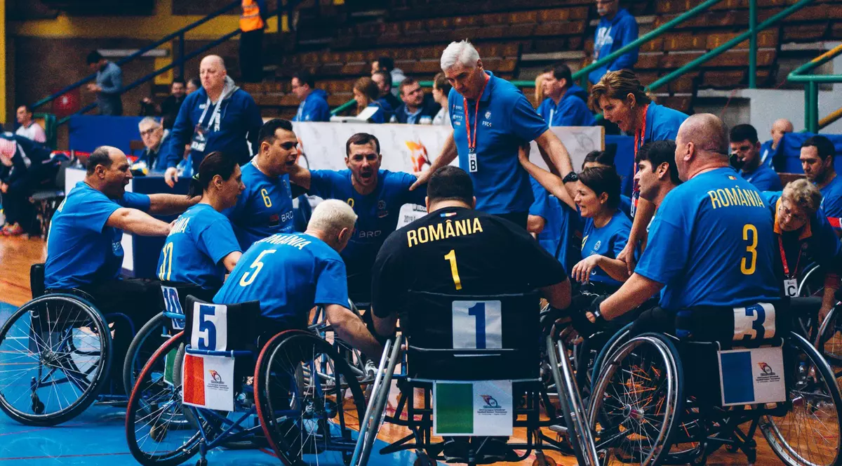 Handbaliștii ”tricolori” în scaun rulant, locul 6 la Turneul European pe Națiuni﻿