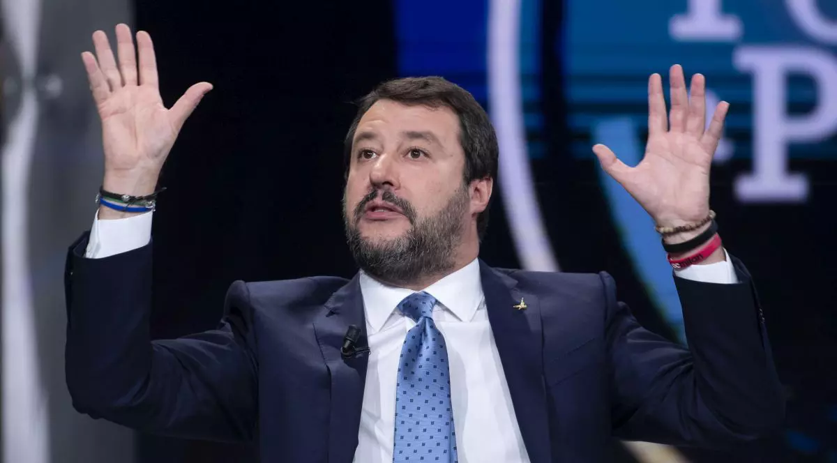 Matteo Salvini spera să obțină o victorie care ar declanșa alegerile anticipate FOTO: EPA
