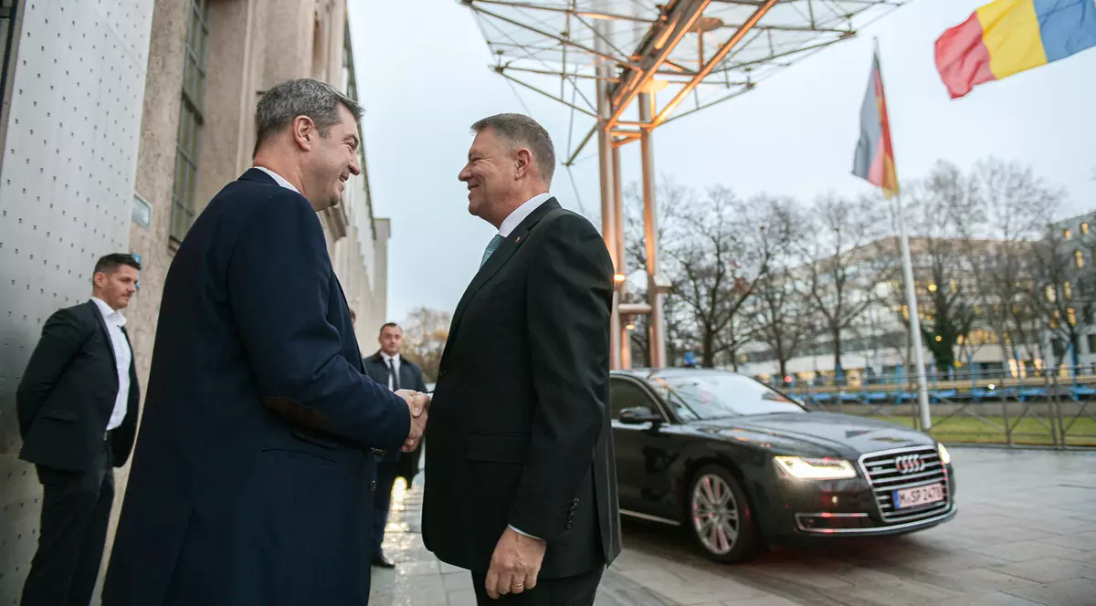 FOTO | Klaus Iohannis, vizită de lucru în Landul Bavaria