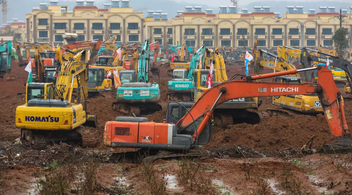 Construcția ar trebui să fie gata pe 3 februarie FOTO: EPA