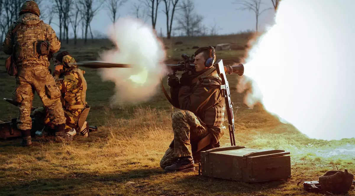 Conflictul militar din estul Ucrainei a escaladat, marți FOTO: EPA