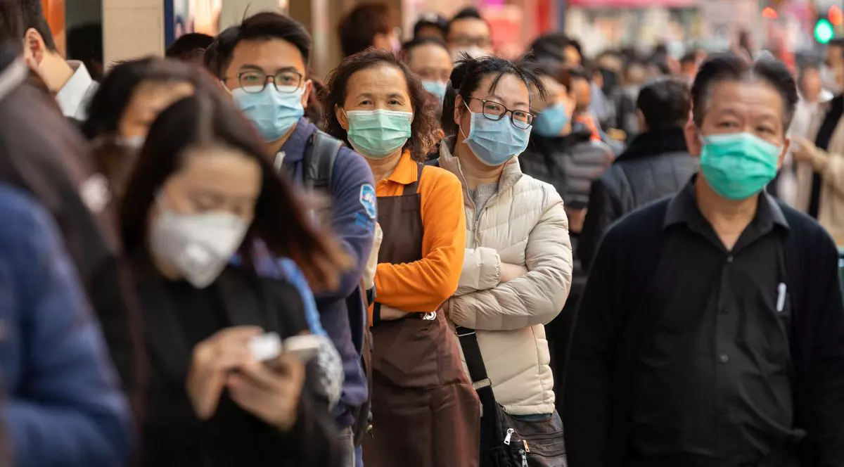 Cincisprezece cazuri de contaminare cu pneumonia virală au fost confirmate luni în Hong Kong FOTO: EPA