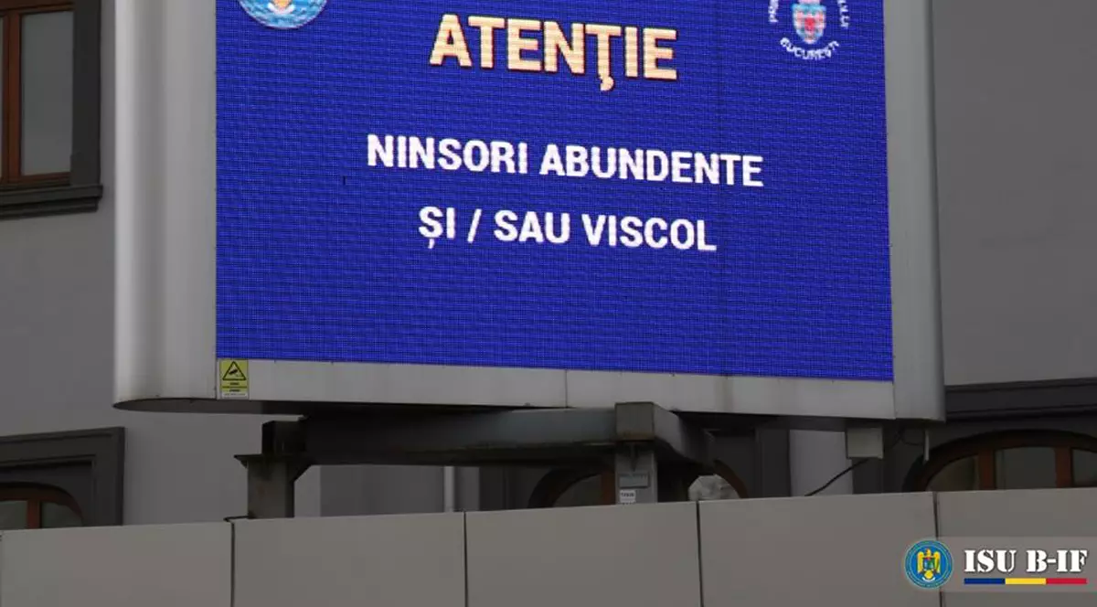 Cod portocaliu în Capitală. Recomandările făcute de ISU București