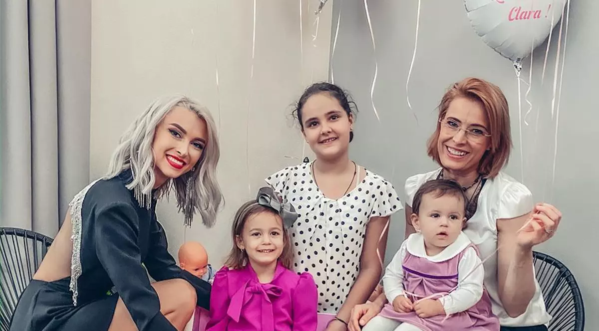 Andreea Bălan și George Burcea i-au rupt turta fetiței lor. Primele imagini de la eveniment