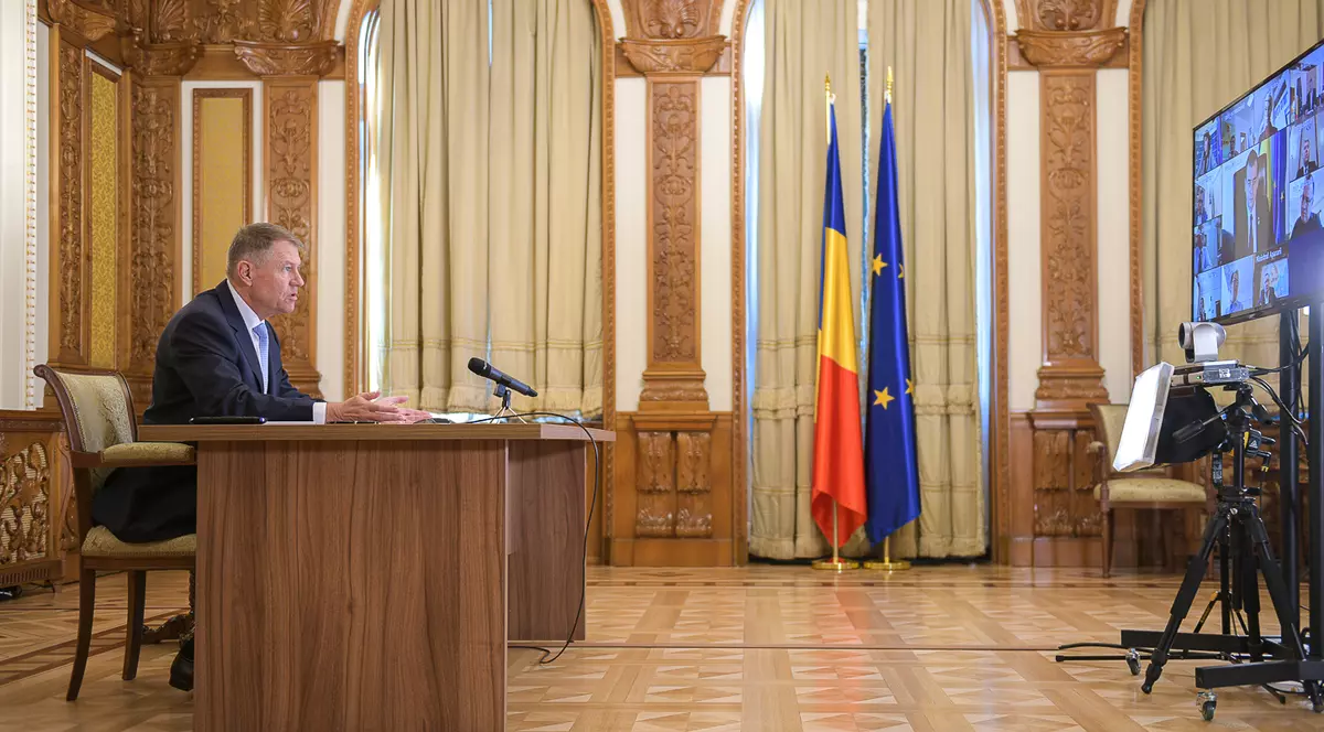 VIDEO| Klaus Iohannis, în videoconferinţă cu Guvernul Orban: "Avem doar 3 cazuri mai complicate. Mă interesează, în această fază, să ne mișcăm foarte repede"
