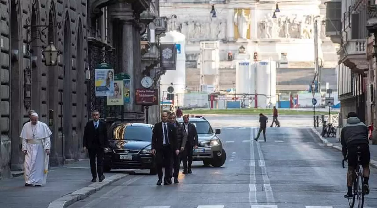 FOTO:EPA Papa Francisc