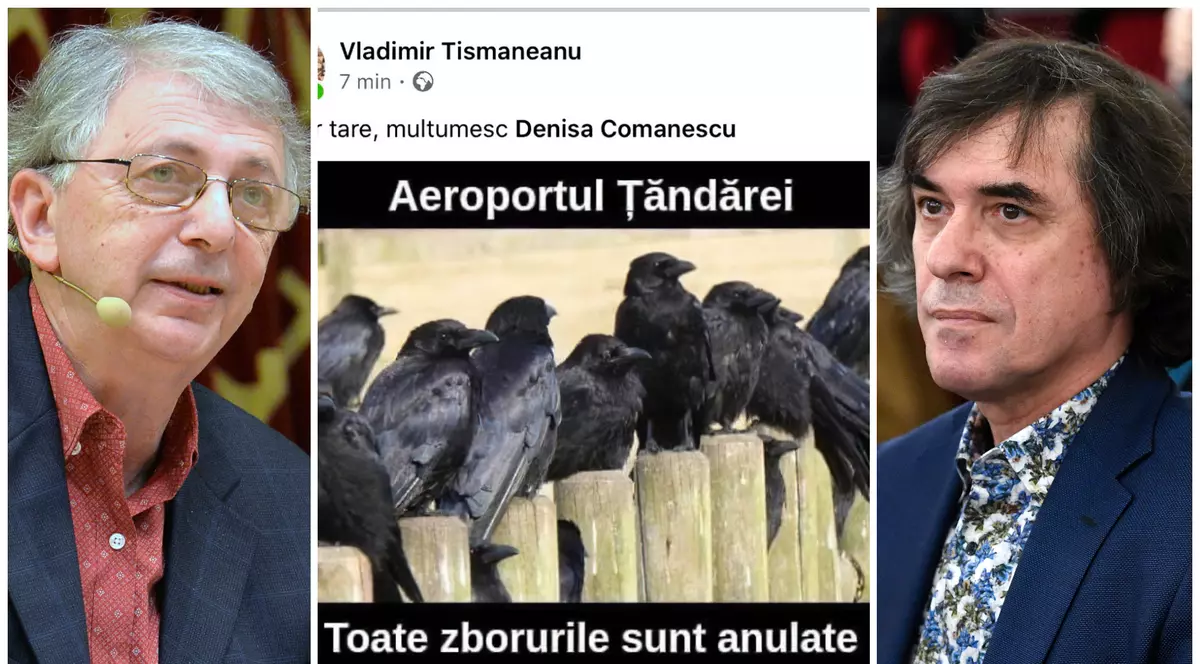 Tismăneanu, Cărtărescu și ”ciorile de la Țăndărei”. Toate zborurile și toate responsabilitățile sunt anulate