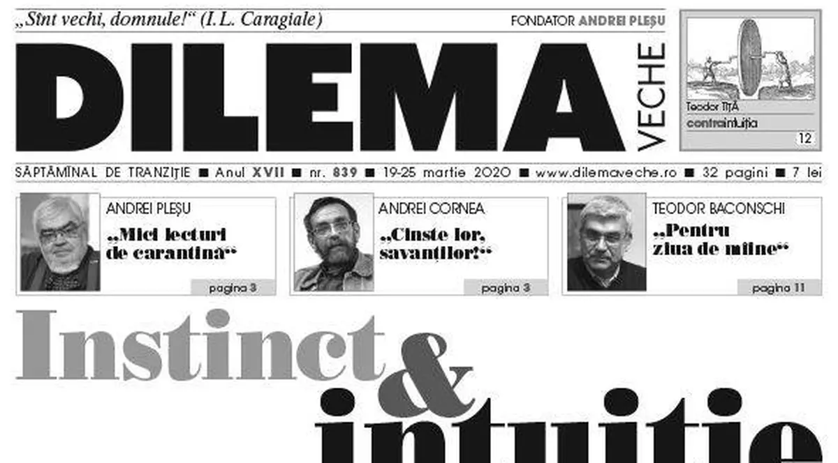 Revista Dilema veche îşi suspendă versiunea tipărită: "Reţelele de distribuţie s-au prăbuşit"