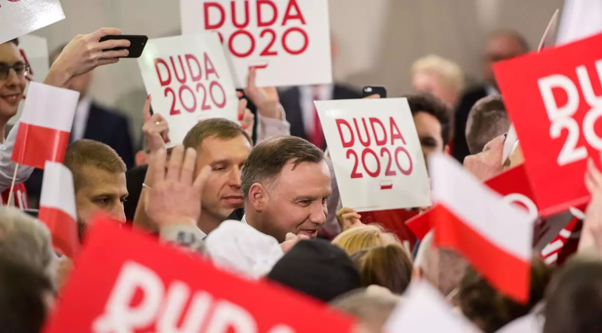 Președintele în funcție Andrzej Duda FOTO: Hepta